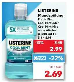 Kaufland DE LISTERINE Mundspülung tilbud