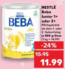 Kaufland DE NESTLÉ Beba junior 1+ oder 2+ tilbud