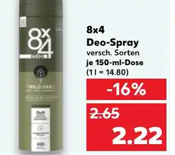 Kaufland DE 8x4 Deo-Spray tilbud