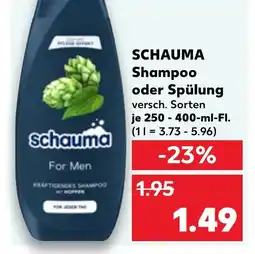 Kaufland DE SCHAUMA Shampoo oder spülung tilbud