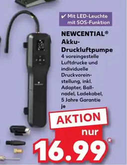 Kaufland DE NEWCENTIAL Akku- druckluftpumpe tilbud