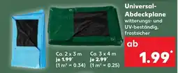 Kaufland DE Universal- abdeckplane tilbud