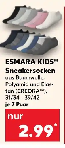 Kaufland DE ESMARA KIDS Sneakersocken tilbud