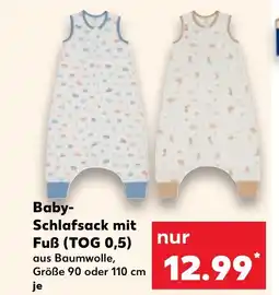 Kaufland DE Baby- Schlafsack mit Fuß (TOG 0,5) tilbud