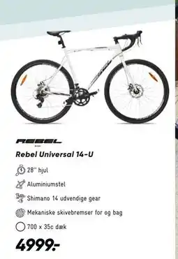 Bilka Rebel Universal 14-U tilbud