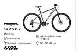 Bilka Rebel TU 21-U tilbud