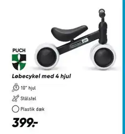 Bilka Løbecykel med 4 hjul tilbud