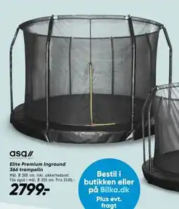 Bilka Elite Premium Inground 366 trampolin tilbud