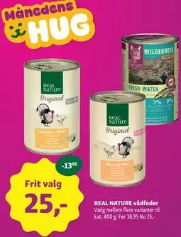 Maxi Zoo REAL NATURE vådfoder tilbud