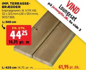 Imp. terrassebrædder
