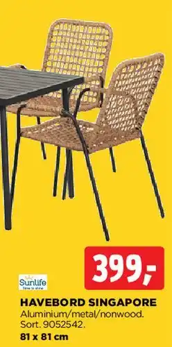 jem & fix HAVEBORD SINGAPORE tilbud