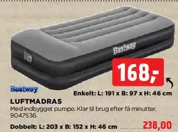 jem & fix Luftmadras (enkelt) tilbud
