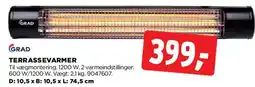 jem & fix Terrassevarmer (til vægmontering) tilbud
