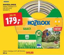 jem & fix Hozelock Select haveslange, 20 m tilbud