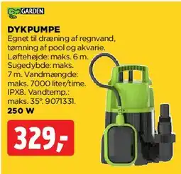 jem & fix Dykpumpe 250 W tilbud