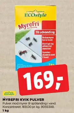 jem & fix MyreFri Kivir Pulver tilbud