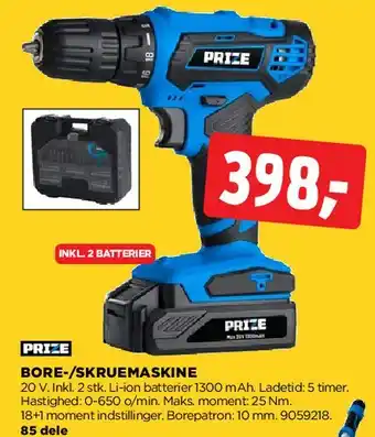 jem & fix Bore-/skruemaskine tilbud