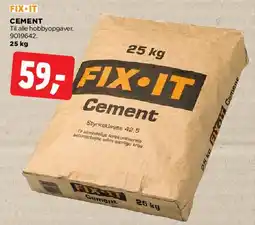 jem & fix FIX-IT Cement 25 kg tilbud