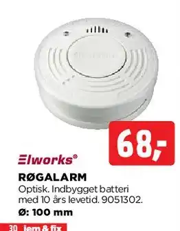 jem & fix Røgalarm tilbud