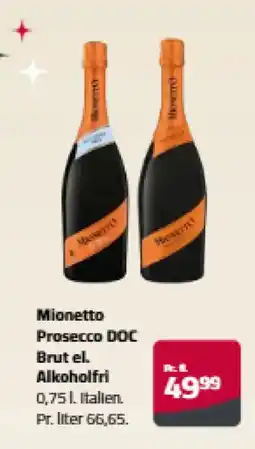 Fleggaard Mionetto Prosecco DOC Brut el. Alkoholfri tilbud
