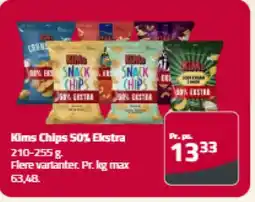 Fleggaard Kims Chips 50% Ekstra tilbud