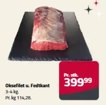 Fleggaard Oksefilet u. Fedtkant tilbud