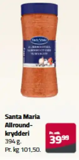 Fleggaard Santa Maria Allround- krydderi tilbud