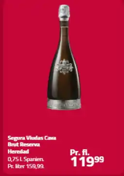 Fleggaard Segura Viudas Cava Brut Reserva Heredad tilbud
