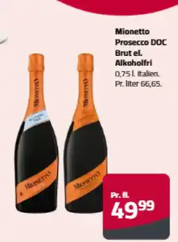 Fleggaard Mionetto Prosecco DOC Brut el. Alkoholfri tilbud