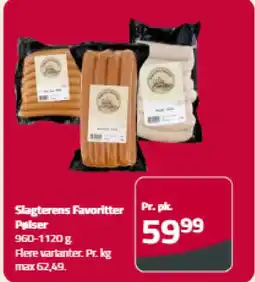 Fleggaard Slagterens Favoritter Pølser tilbud
