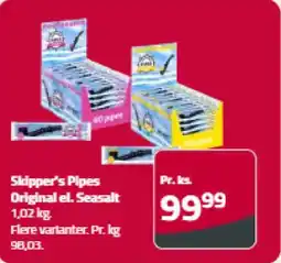 Fleggaard Skipper's Pipes Original el. Seasalt tilbud