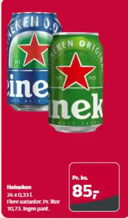 Fleggaard Heineken tilbud