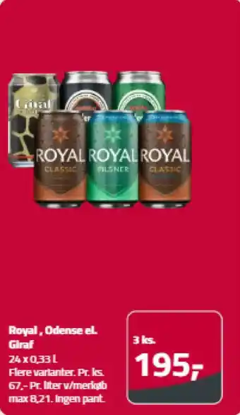 Royal, Odense el. Giraf