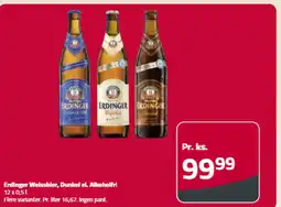 Fleggaard Erdinger Weissbier, Dunkel el. Alkoholfri tilbud