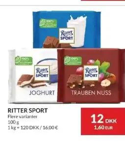 Nielsen's Discount Ritter sport tilbud