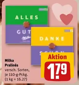 REWE DE Milka Pralinés tilbud