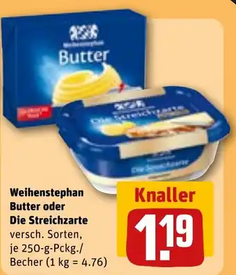 REWE DE Weihenstephan butter oder die streichzarte tilbud