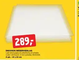 jem & fix DRIVHUS RESERVEGLAS tilbud