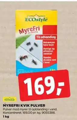 jem & fix MYREFRI KVIK PULVER tilbud