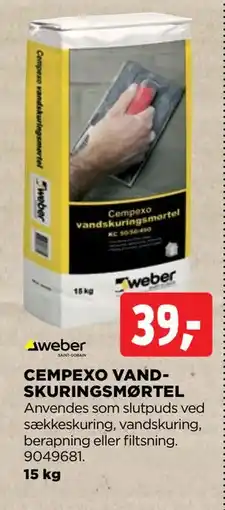 jem & fix CEMPEXO VANDSKURINGSMØRTEL tilbud