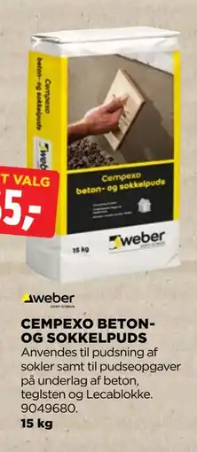 jem & fix CEMPEXO BETONOG SOKKELPUDS tilbud