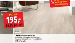 jem & fix LAMINATGULV HVID EG tilbud