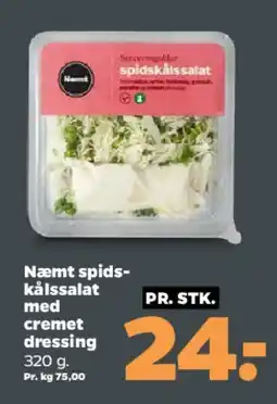 Netto Nemt spidskålssalat med cremet dressing tilbud