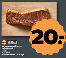 Netto Velsmag marineret højrebsbøf tilbud