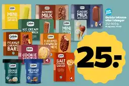 Netto Gelato ice cream bars and tubs tilbud
