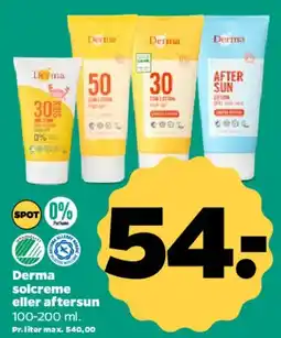 Netto Derma solcreme / aftersun tilbud