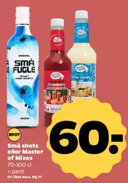 Netto Små shots eller Master of Mixes tilbud