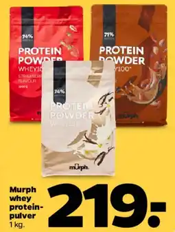 Netto Murph whey proteinpulver tilbud