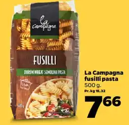 Netto La Campagna fusilli pasta 500 g tilbud