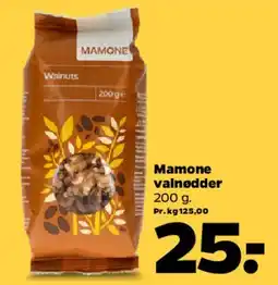Netto Mamone valnødder 200 g tilbud